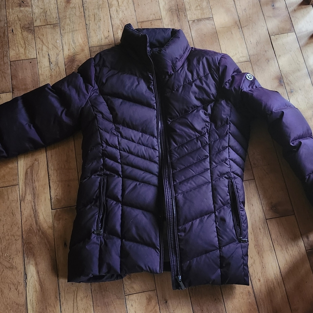 Calvin Klein puffer size M and gorgeous purple/ eggplant colour